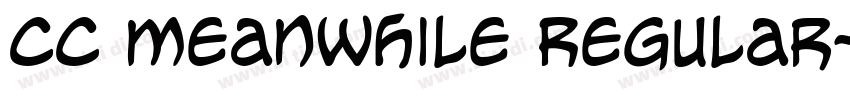 CC Meanwhile Regular字体转换